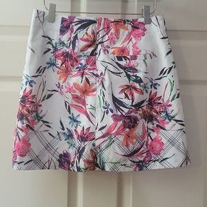 Lady Hagan Floral Golf Skorts 16" Women's Size 2